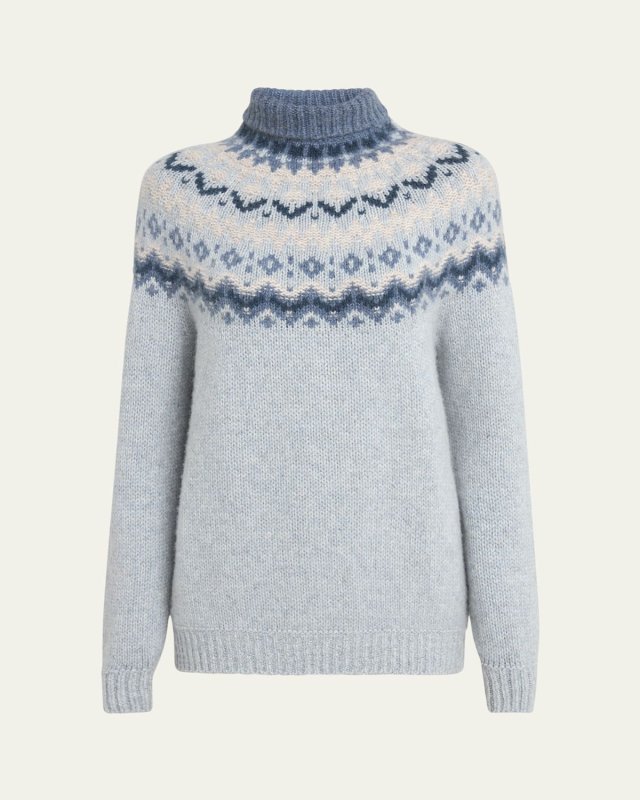 Alpe Pile Turtleneck Cashmere GG 3 Sweat